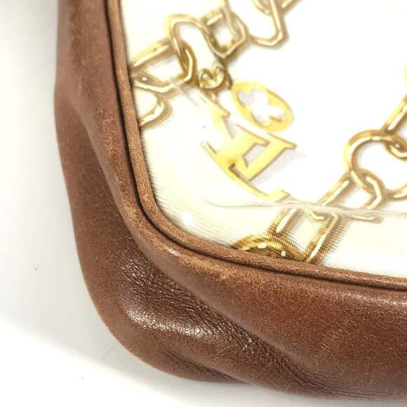 LOUIS VUITTON Brown Monogram Leather Pochette Shoulder Bag - Picture 11 of 16